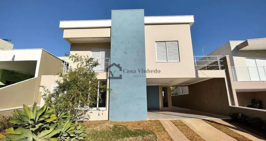 Casa à venda em vinhedo, pinheirinho, com 3 suítes, com 320 m², condomínio terras de são francisco