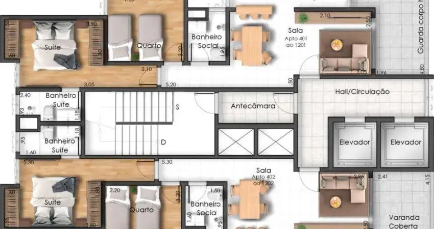 Apartamento com 2 quartos à venda na Rua Severino Meireles, 33, Alto dos Passos, Juiz de Fora