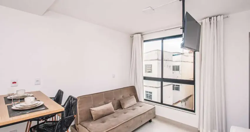 Studio mobiliado, para morar ou investir no centro para venda