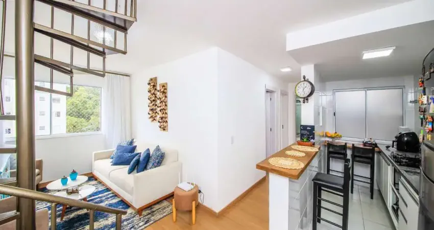 Cobertura com vista livre, 2 quartos e espaço gourmet para venda