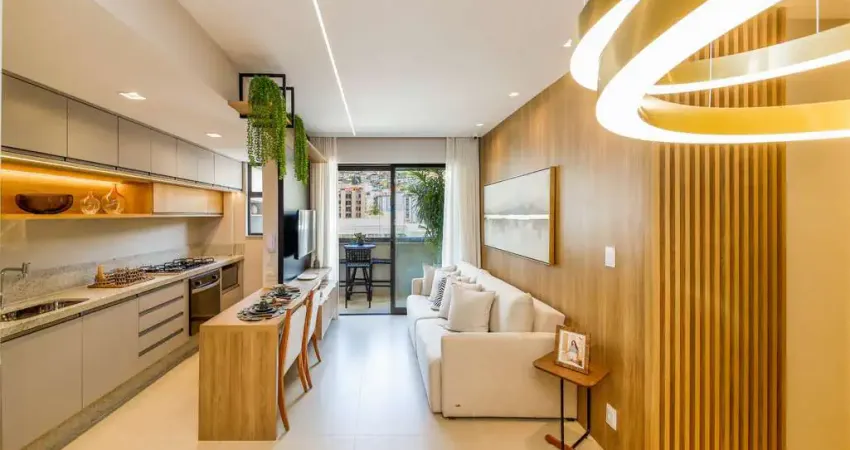 2 quartos com suíte e varanda gourmet, além de área de lazer no terraço para venda