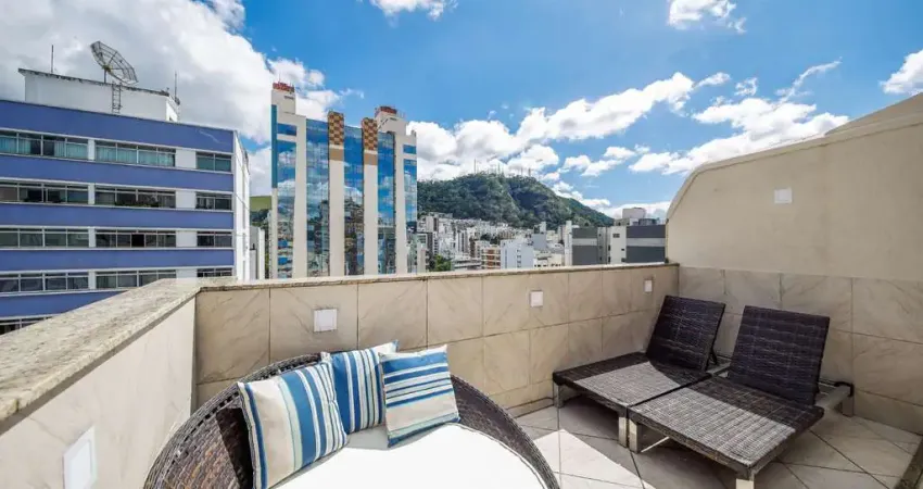 Cobertura no centro com vista livre do espaço gourmet para venda