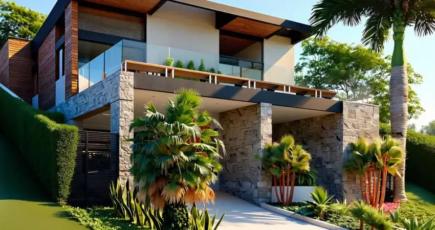 Casa moderna, com integração e lazer no alphaville para venda