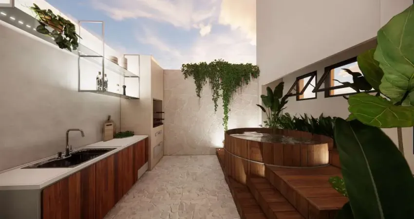 Apartamento garden com terraço e projeto assinado para venda