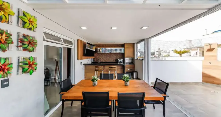 Cobertura com espaço gourmet, toda planejada no são mateus para venda