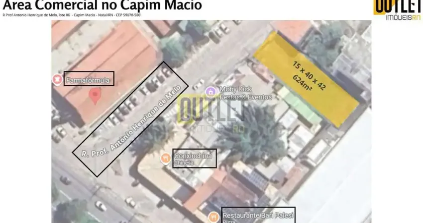 Terreno à venda na Rua Professor Antônio Henrique de Melo, Capim Macio, Natal