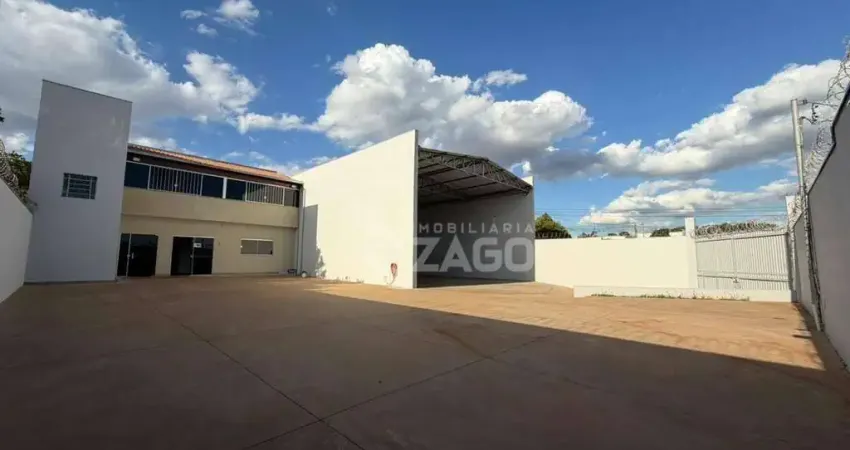 Galpão para alugar, 400 m² por r$ 9.500,00/mês - vila são cristóvão - uberaba/mg