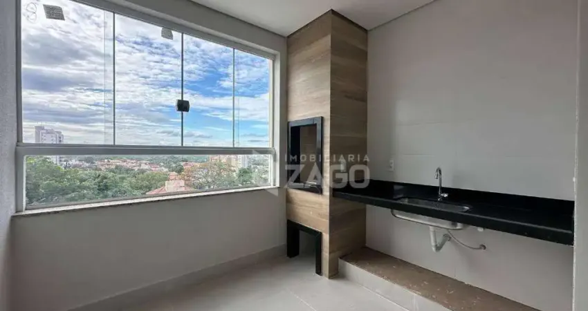 Apartamento com 3 dormitórios à venda, 113 m² por r$ 700.000,00 - mercês - uberaba/mg