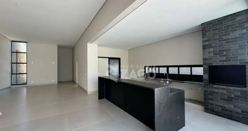 Casa com 3 suítes à venda, 286 m² por r$ 2.300.000 - residencial mário de almeida franco - uberaba/mg