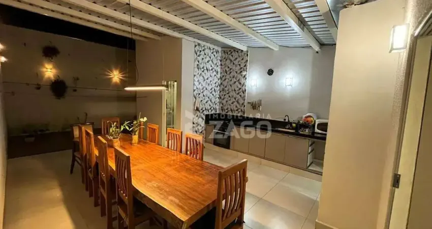 Casa com 3 dormitórios à venda, 105 m² por r$ 350.000,00 - recreio dos bandeirantes - uberaba/mg