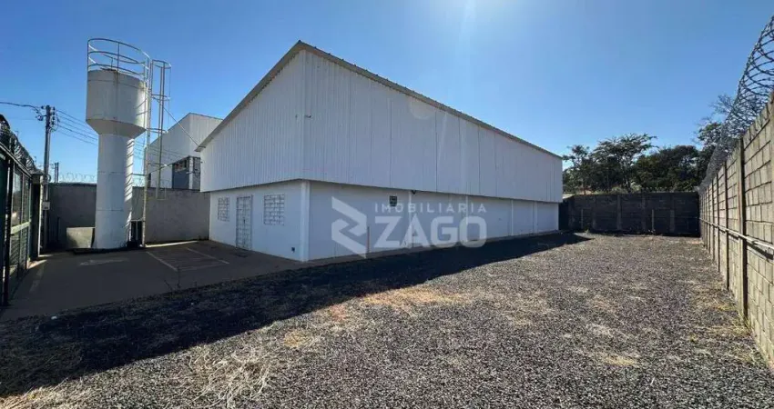 Galpão para alugar, 281 m² por r$ 8.084/mês - jardim maracanã - uberaba/mg