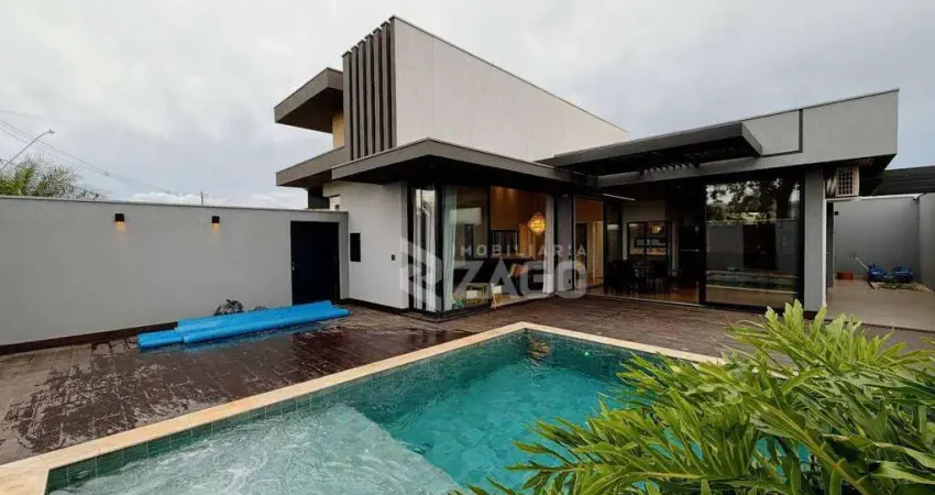 Casa com 3 suítes à venda, 240 m² por r$ 2.290.000 - residencial mário de almeida franco - uberaba/mg