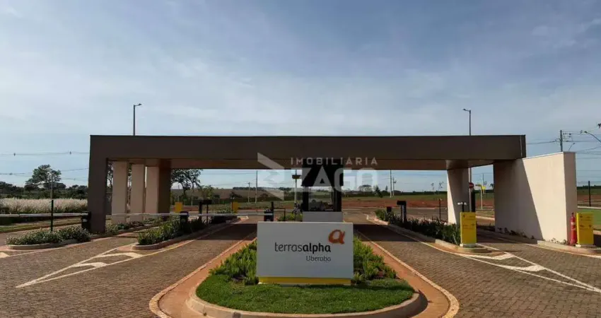 Terreno à venda, 350 m² por r$ 300.000,00 - terras alpha uberaba - uberaba/mg