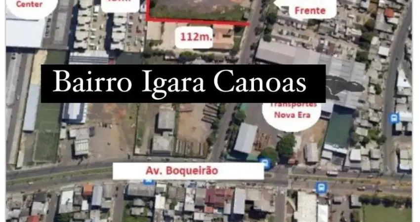 Terreno comercial à venda na Avenida Boqueirão, SN, Igara, Canoas