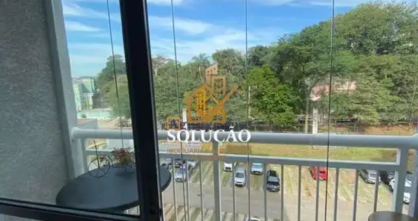 Oportunidade apartamento á venda, mobiliado, 2 dorms, varanda e garagem – r$ 27