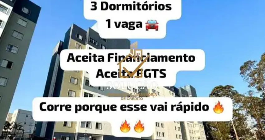 Oportunidade !!! apartamento 58 m² - 3 dormitórios - 1 vaga r$ 215.000