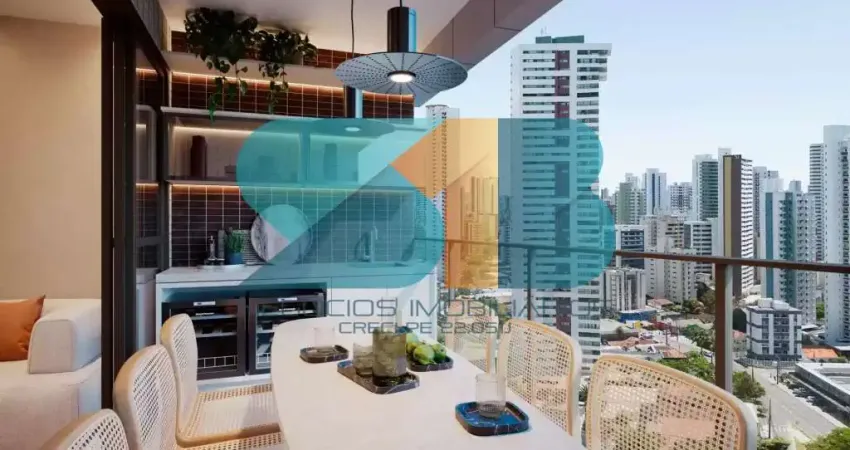 Excelente apartamento no bairro da madalena com 4 quartos 4 suítes