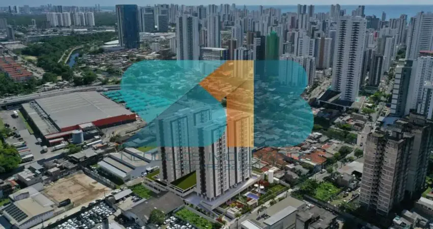 Excelente imóvel em boa viagem com 2 quartos sendo uma suíte, varanda e lazer completo