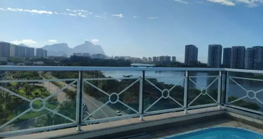 Cobertura duplex cindomínio lac premier para venda possui 304 m² com 5 suítes