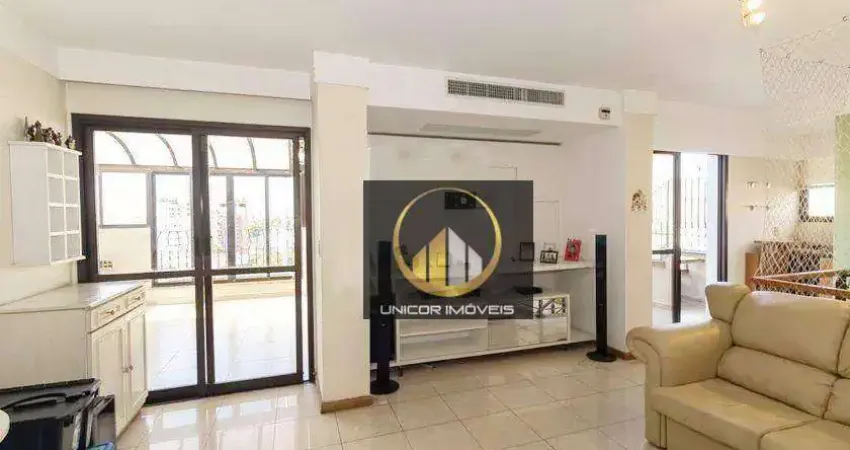 Cobertura duplex com 3 dormitórios sendo 1 suíte  à venda, 330 m² por r$ 2.650.000 - moema - são paulo/sp