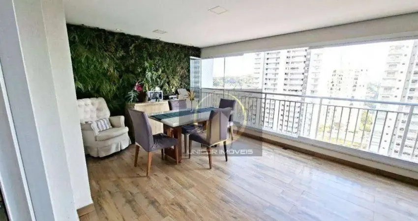 Apartamento com 4 dormitórios sendo 2 suítes à venda, 136 m² por r$ 1.890.000 - vila anastácio - são paulo/sp