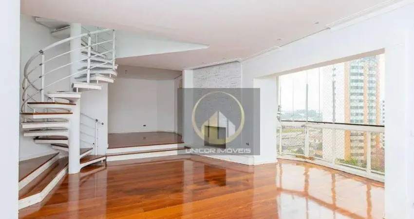 Cobertura duplex com 4 dormitórios, 3 suítes à venda, 400 m² por r$ 3.650.000 - moema - são paulo/sp
