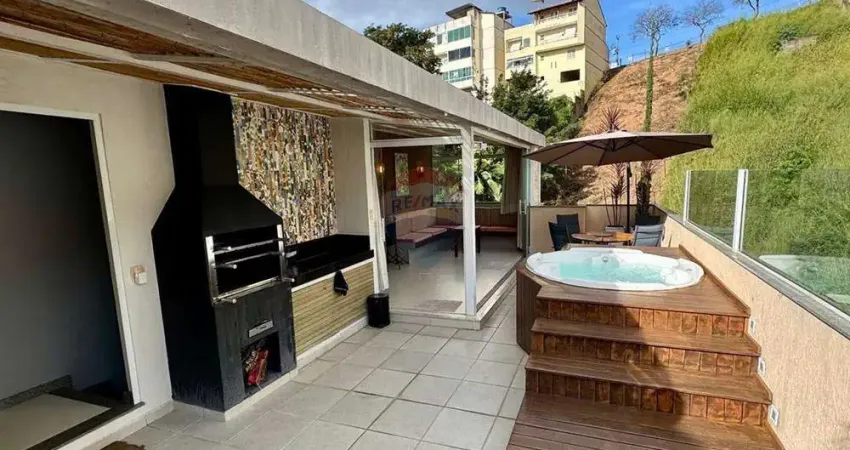 Cobertura duplex no coração do granbery! 133 m² com hidro, sauna e churrasqueira, oferecendo muito lazer e conforto pertinho do centro da cidade.