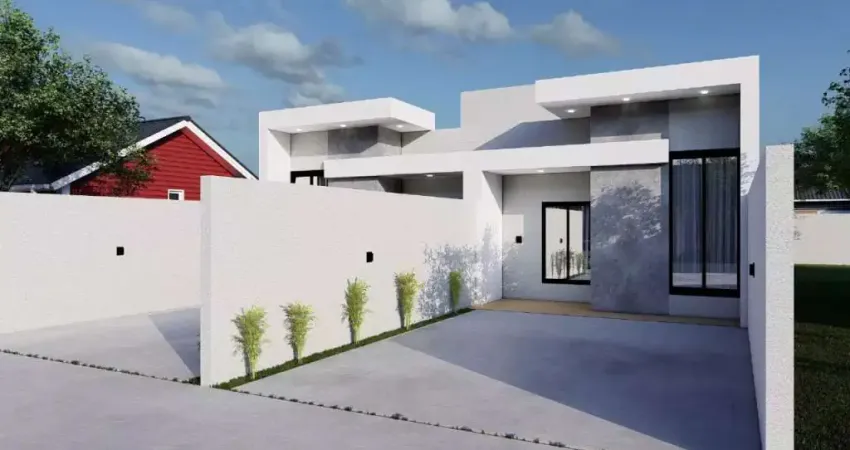 Linda casa com 2 quartos sobra de terreno no florais do paraná.