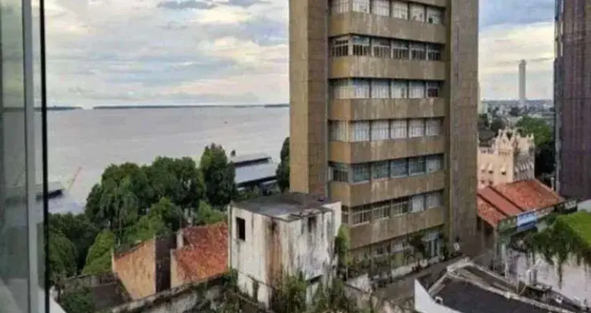 Sala ed. nassar - 30 m² com vista para baía - campina - belém - pa
