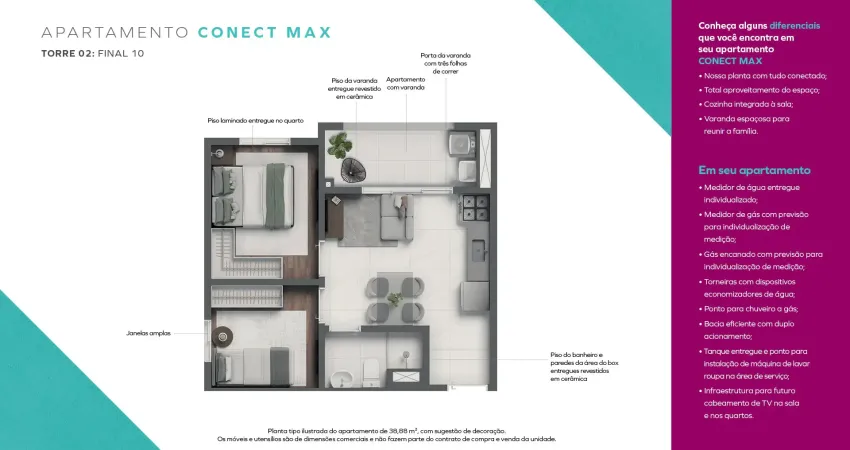 2 dormitorios, condominio completo, entrada a partir de r$500 reais , 8 min a pé da estação pirituba