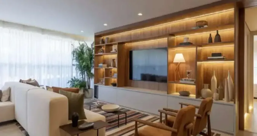 Apartamento à venda no brooklin com 3 quartos sendo 3 suíte e 2 vagas de garagem