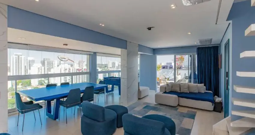 Cobertura duplex à venda com 3 quartos sendo 3 suítes e 3 vagas de garagem