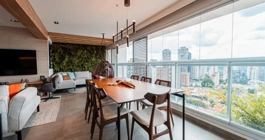 Apartamento porteira fechada a venda com 178m2 - 4 quartos sendo 3 suítes, varanda goumert e 3 vagas