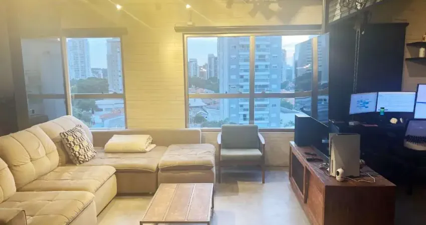 Apartamento à venda com um quarto sendo 1 suíte, 1 vaga, 70m² - sp
