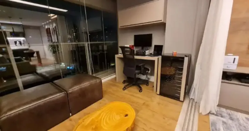 Studio a venda em brooklin paulista com 42m², totalmente mobiliado com móveis de alto padrão