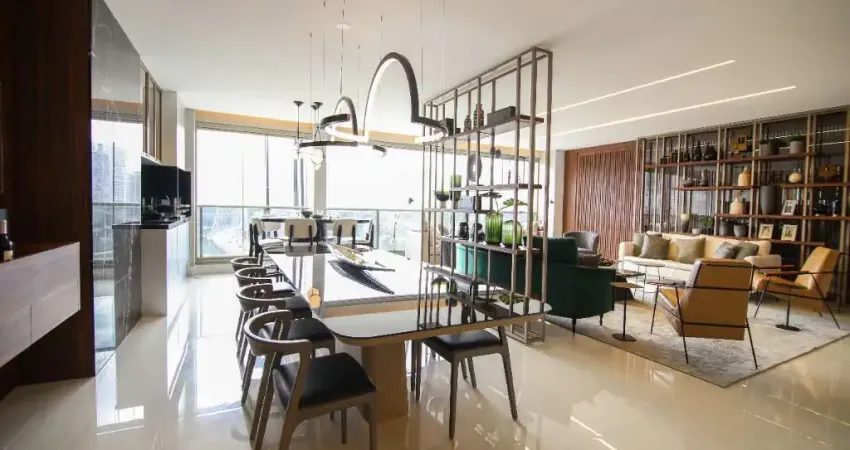 Apartamento à venda na cidade jardim - são paulo - sp - frente com a ponte estaiada - 4 suítes - 233m²