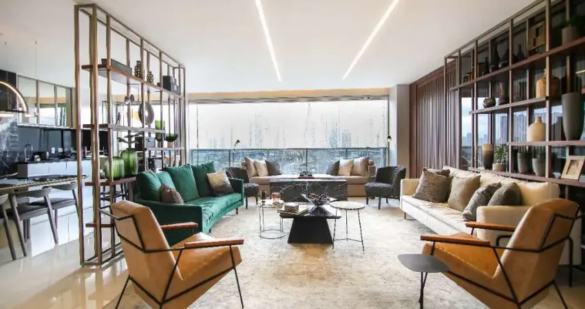 Apartamento à venda na cidade jardim - são paulo - sp - frente com a ponte estaiada - 4 suítes - 233m²