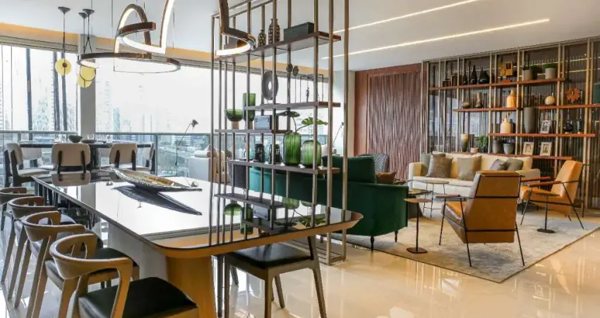 Apartamento à venda na cidade jardim - são paulo - sp - frente com a ponte estaiada - 4 suítes - 233m²