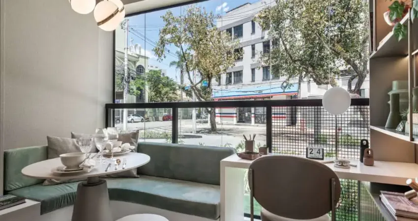 Studio á venda - brooklin - sp - obras iniciadas- 24m² - lazer completo.