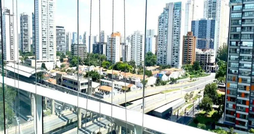 Apartamento à venda no brooklin, 37m², sacada, 1 vaga - são paulo - sp