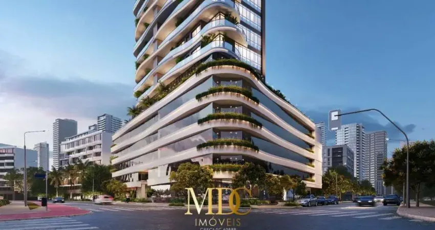 Skyline itajaí – apartamentos de luxo na beira rio com 3 a 4 suítes