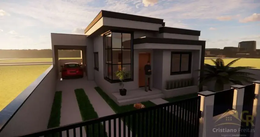 Casa 3 dormitórios sendo 1 suíte,  sozinha no terreno, bairro nova bela vista- palhoça