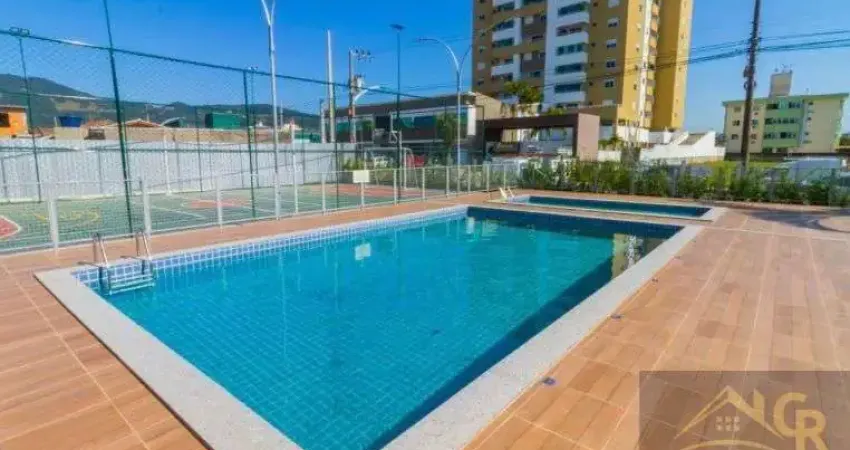 Apartamento garden com 02 dormitórios no bairro praia joão rosa, em biguaçu/sc