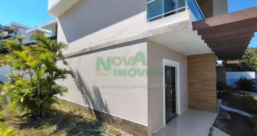 R$369.000,00 - casa em condomínio / 02 quartos s/ 01 suíte - peró cabo frio, rj.