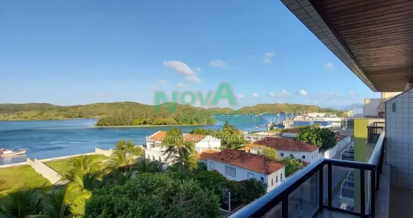 R$1.280.000,00 / cobertura duplex vista mar à venda / passagem / cabo frio-rj
