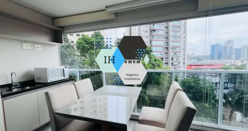 Aluguel de apartamento na vila gertrudes, são paulo-sp: 1 quarto, 1 sala, 1 banheiro, 1 vaga de garagem.