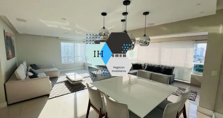 Imperdível apartamento de luxo: 4 quartos, 3 suítes, na vila gertrudes, são paulo-sp, com 168m² e 3 vagas de garagem.