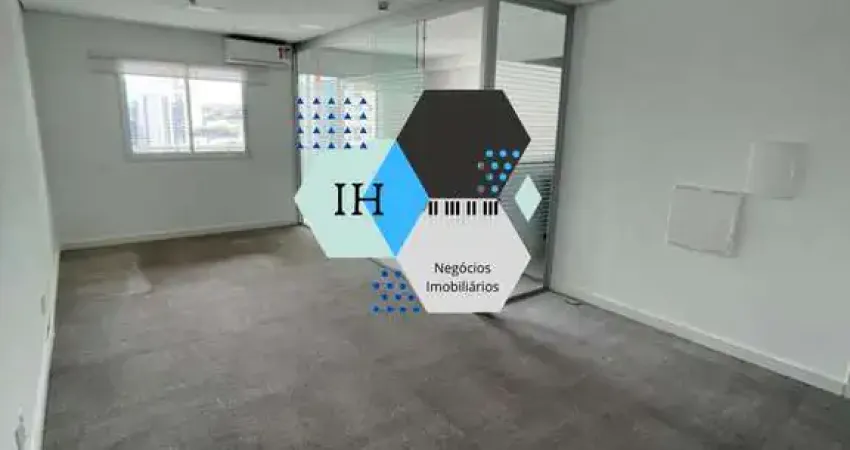 Sala comercial para locação na berrini de 44m2 com 1 banheiro e 1 vaga