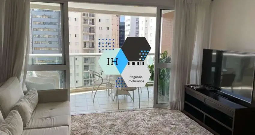 Apartamento mobiliado com 2 dormitórios sendo 1 suíte, 2 vagas, 93m2 para locação na vila olimpia