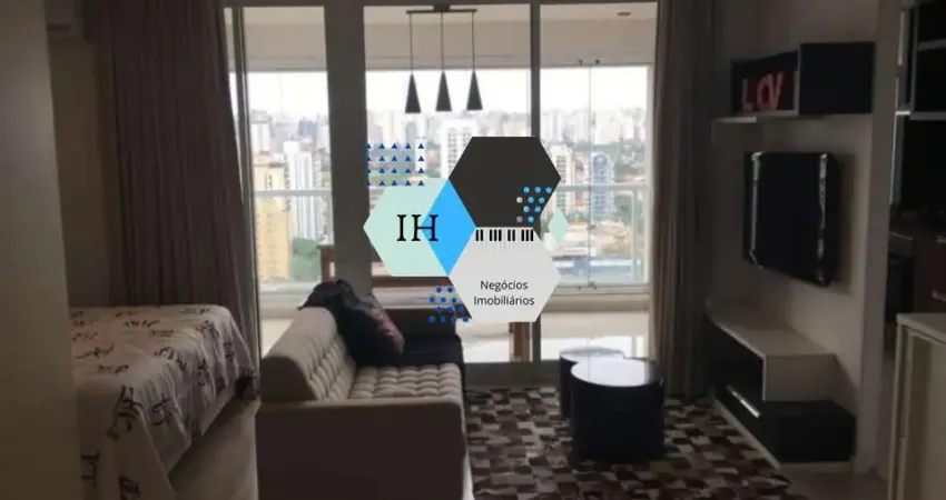 Apartamento à venda no brooklin paulista, são paulo-sp: 1 quarto, 1 sala, 1 banheiro, 1 vaga, 50m² de área. venha conferir!